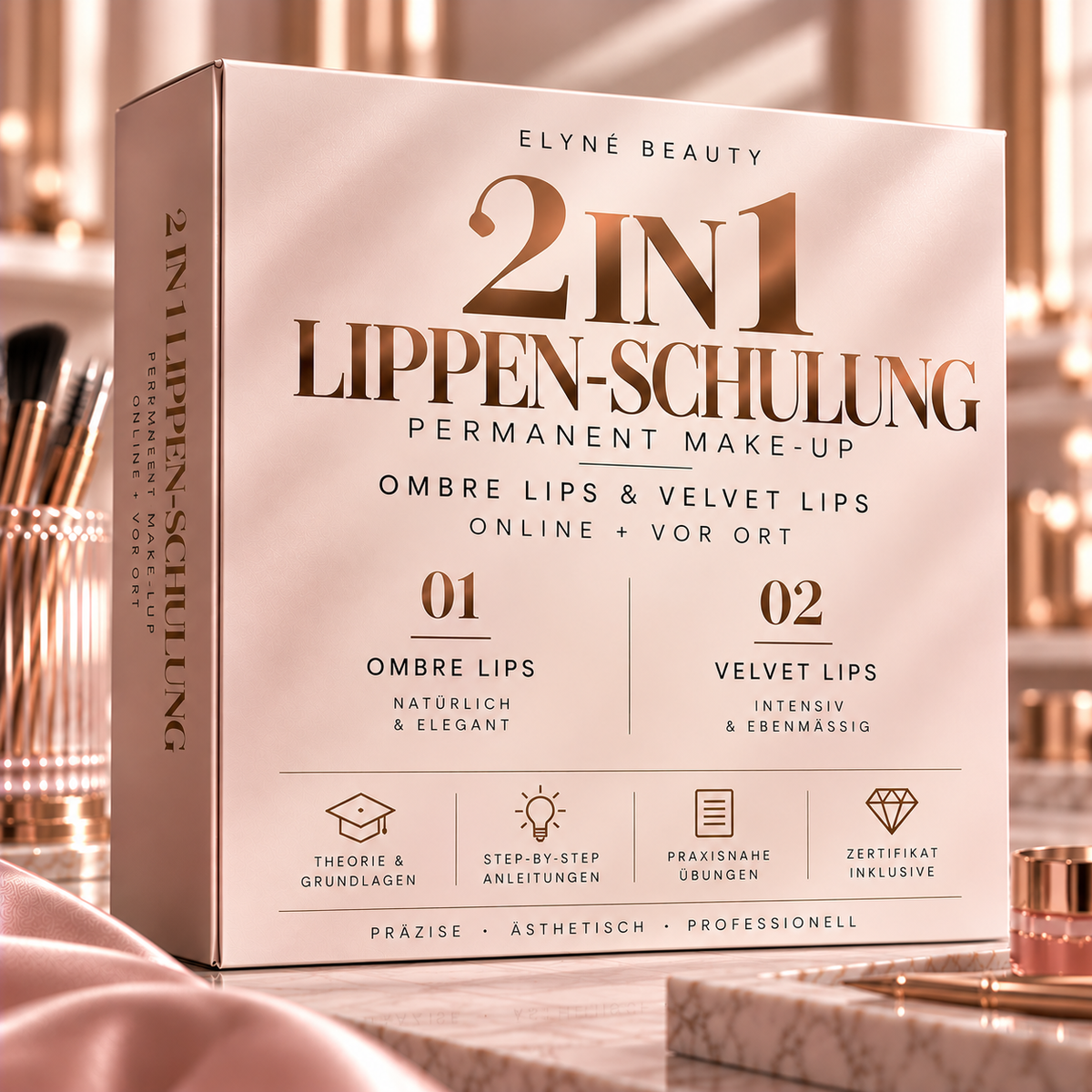 2 in 1 Schulung - LIPPEN / LIPS - ONLINE + VOR ORT
